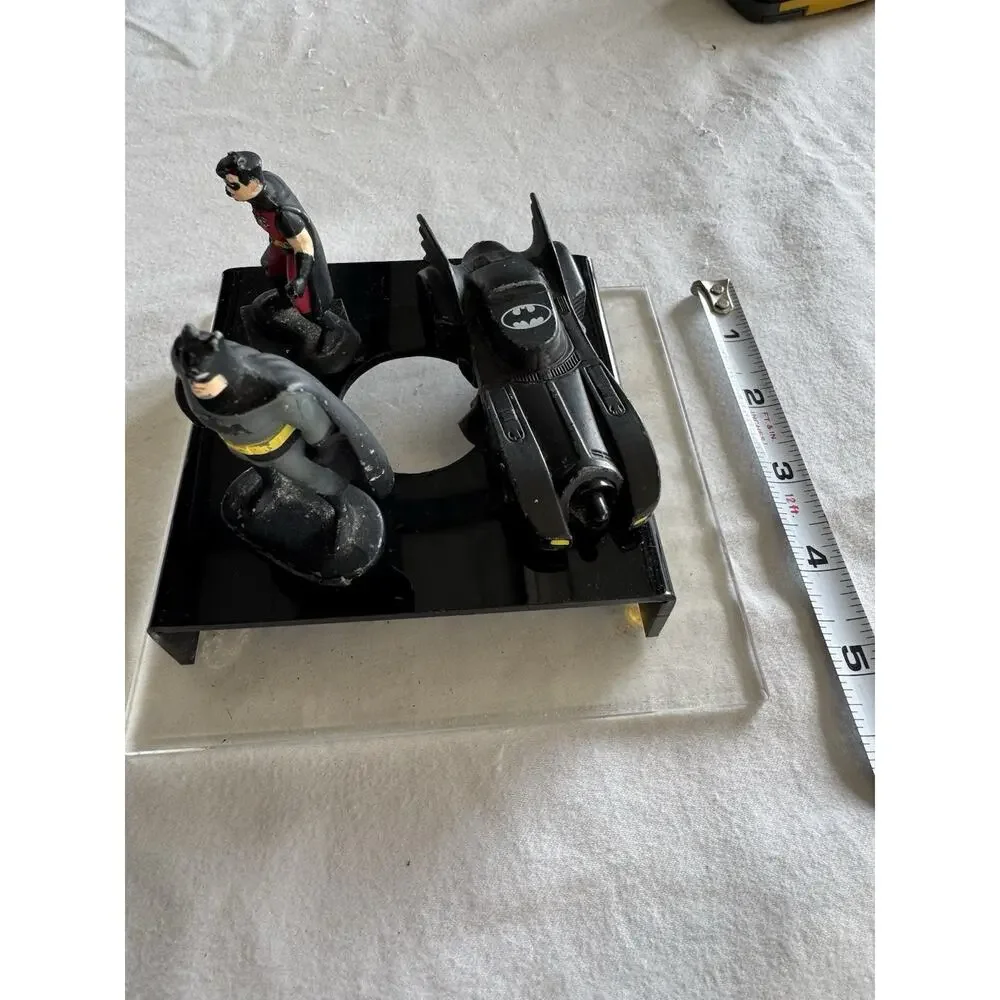 Hasbro Robin metal figurine Batman Batmobile Vehicle and Figure Set Vintage